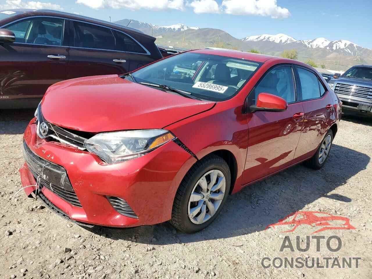 TOYOTA COROLLA 2016 - 2T1BURHE8GC618507