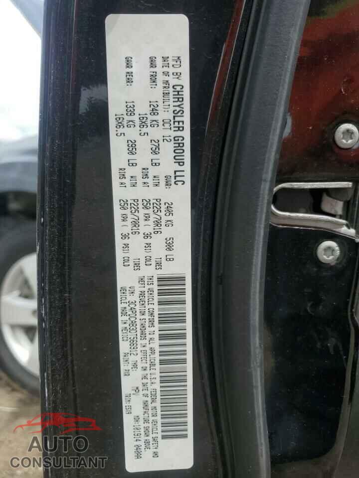 DODGE JOURNEY 2013 - 3C4PDCAB3DT566912