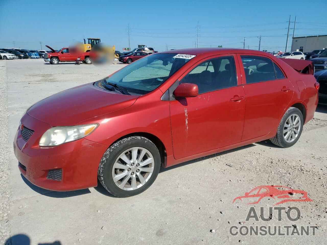 TOYOTA COROLLA 2009 - 1NXBU40E49Z072224