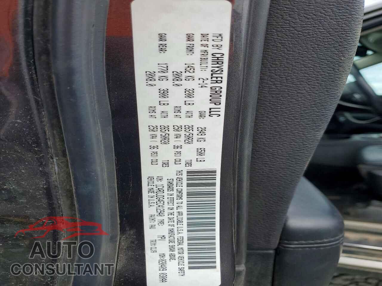 DODGE DURANGO 2014 - 1C4RDJDG4EC412940