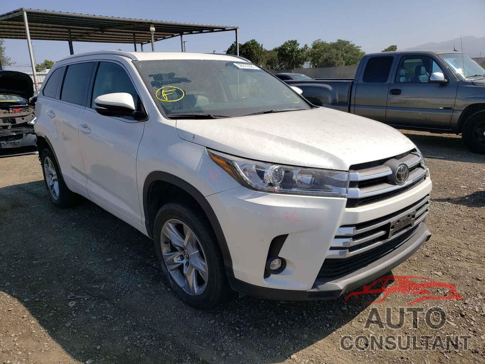TOYOTA HIGHLANDER 2019 - 5TDYZRFH5KS306895