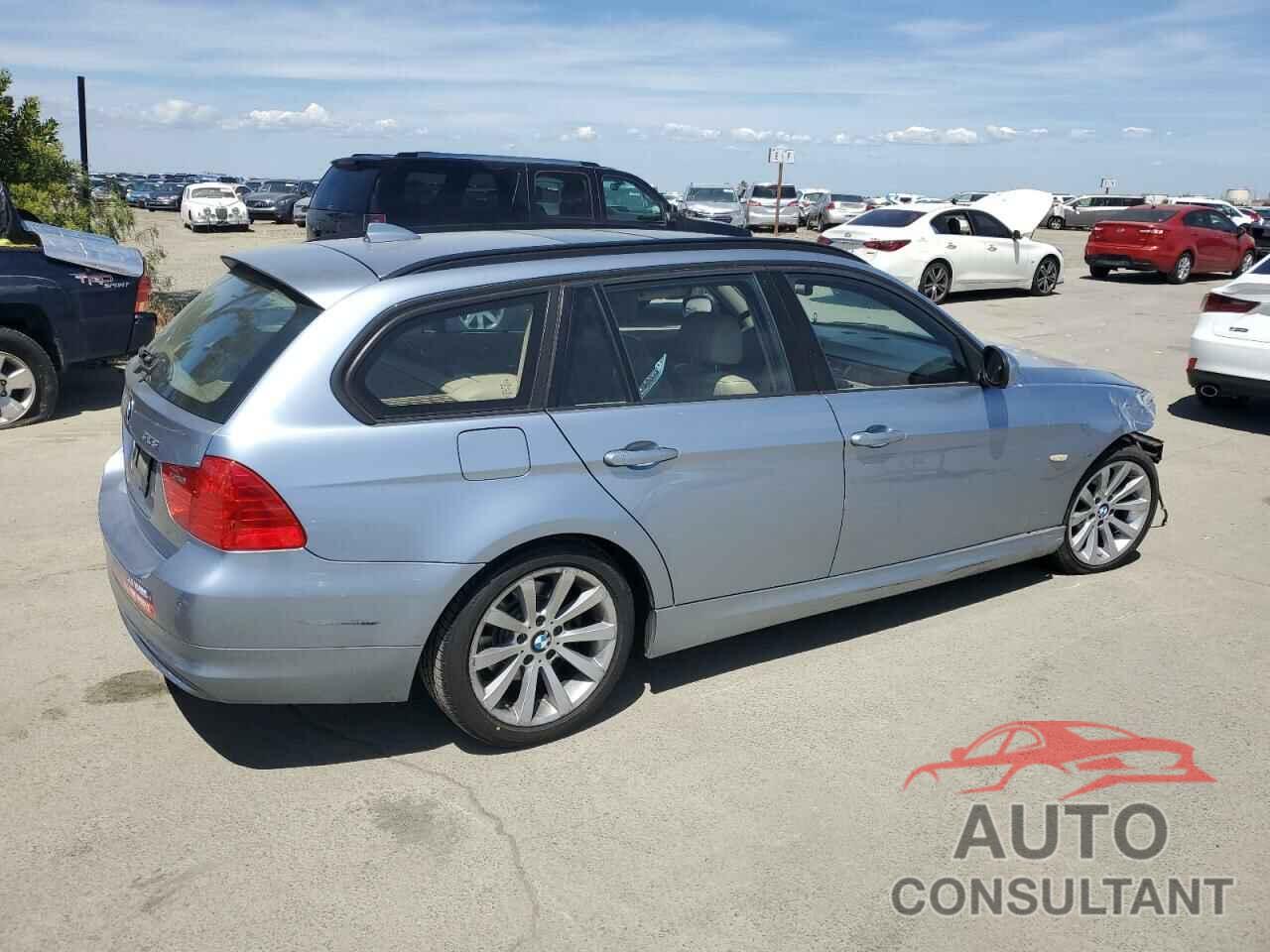 BMW 3 SERIES 2012 - WBAUT9C55CA192273