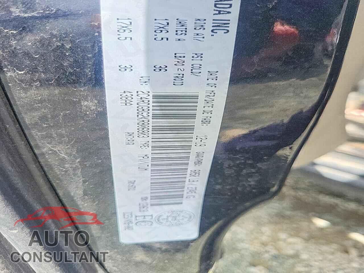 DODGE CARAVAN 2019 - 2C4RDGBG2KR806803