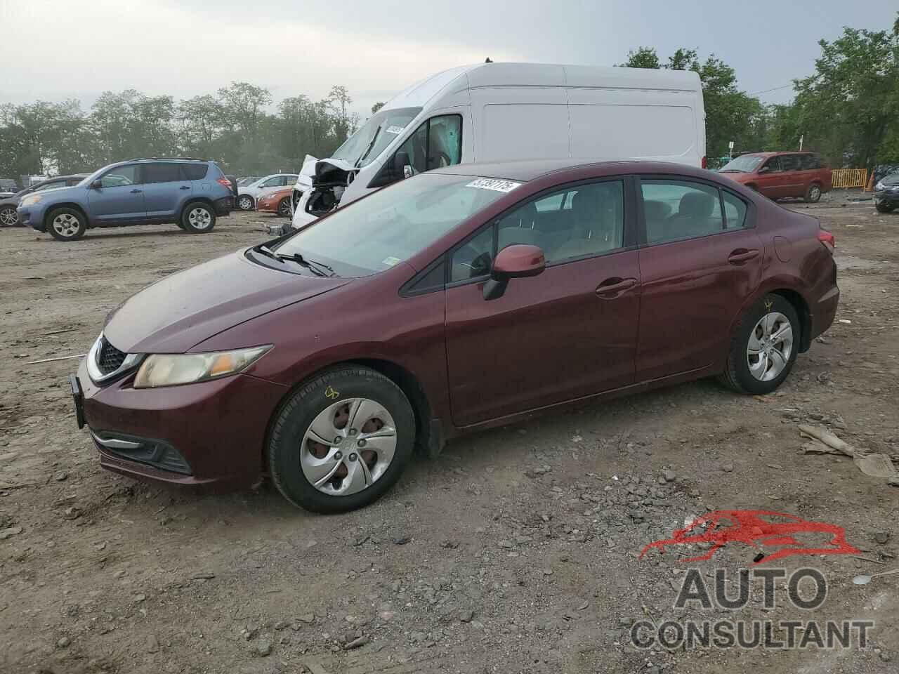 HONDA CIVIC 2013 - 2HGFB2F59DH557737