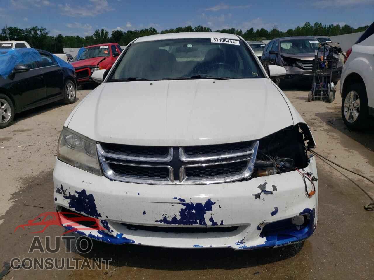 DODGE AVENGER 2012 - 1C3CDZCB4CN167766