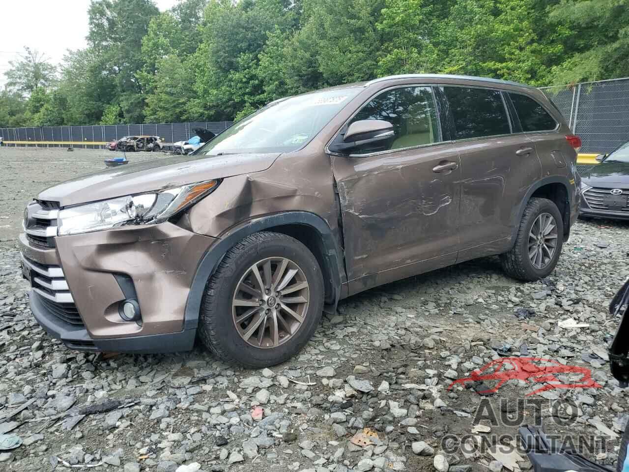 TOYOTA HIGHLANDER 2018 - 5TDJZRFH7JS803155
