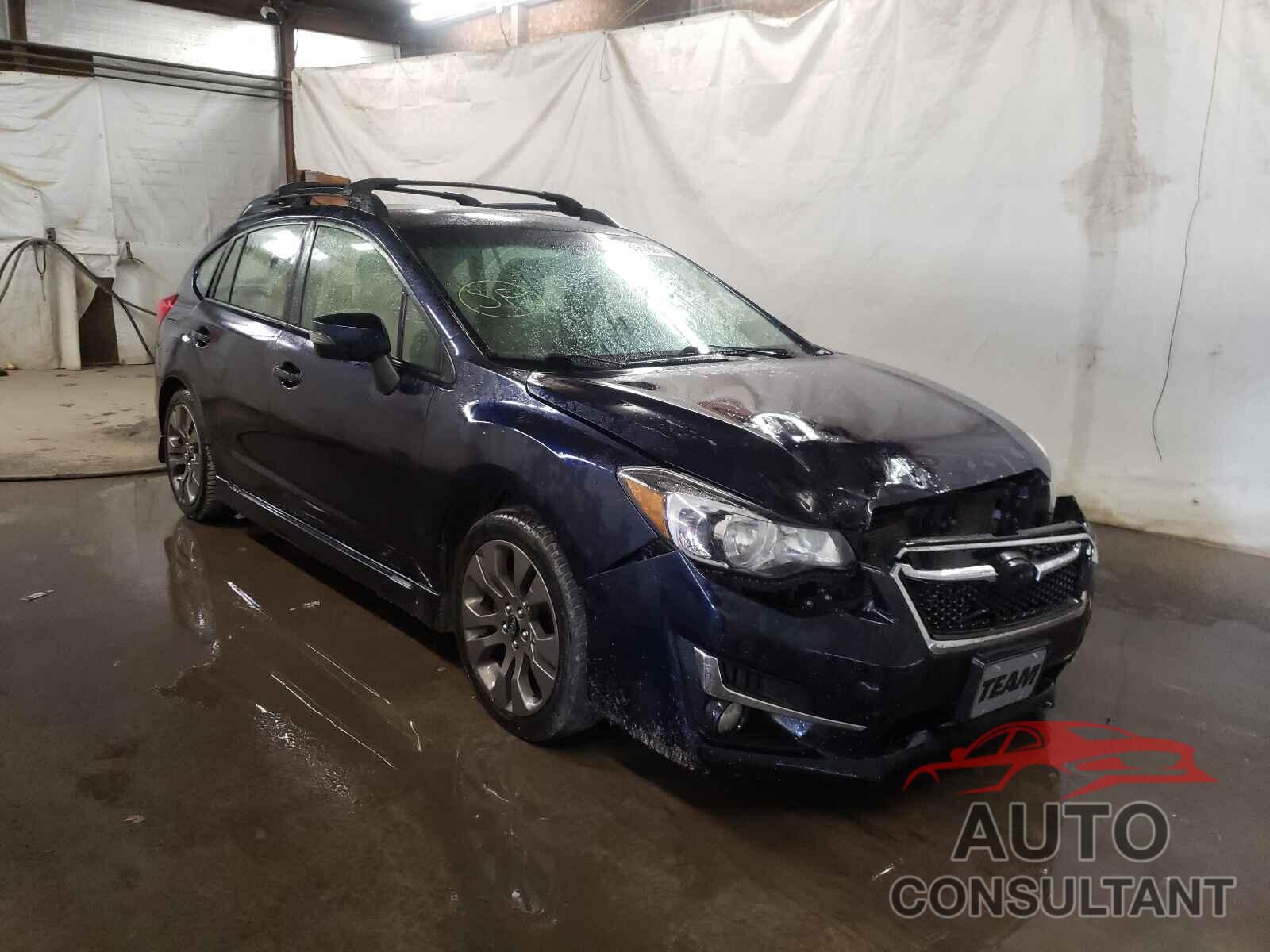 SUBARU IMPREZA 2016 - JF1GPAU68GH207512