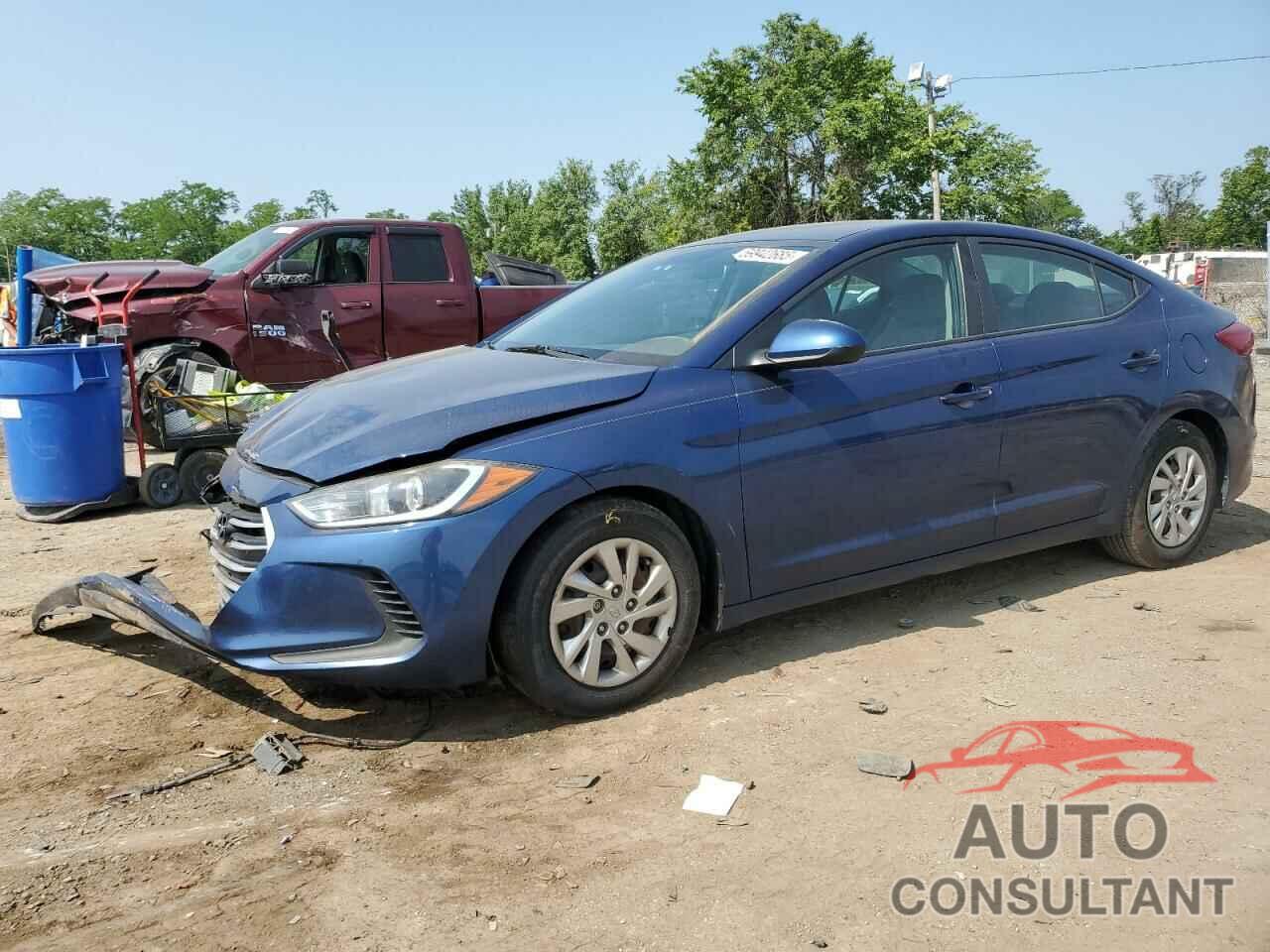 HYUNDAI ELANTRA 2018 - 5NPD74LF9JH216180