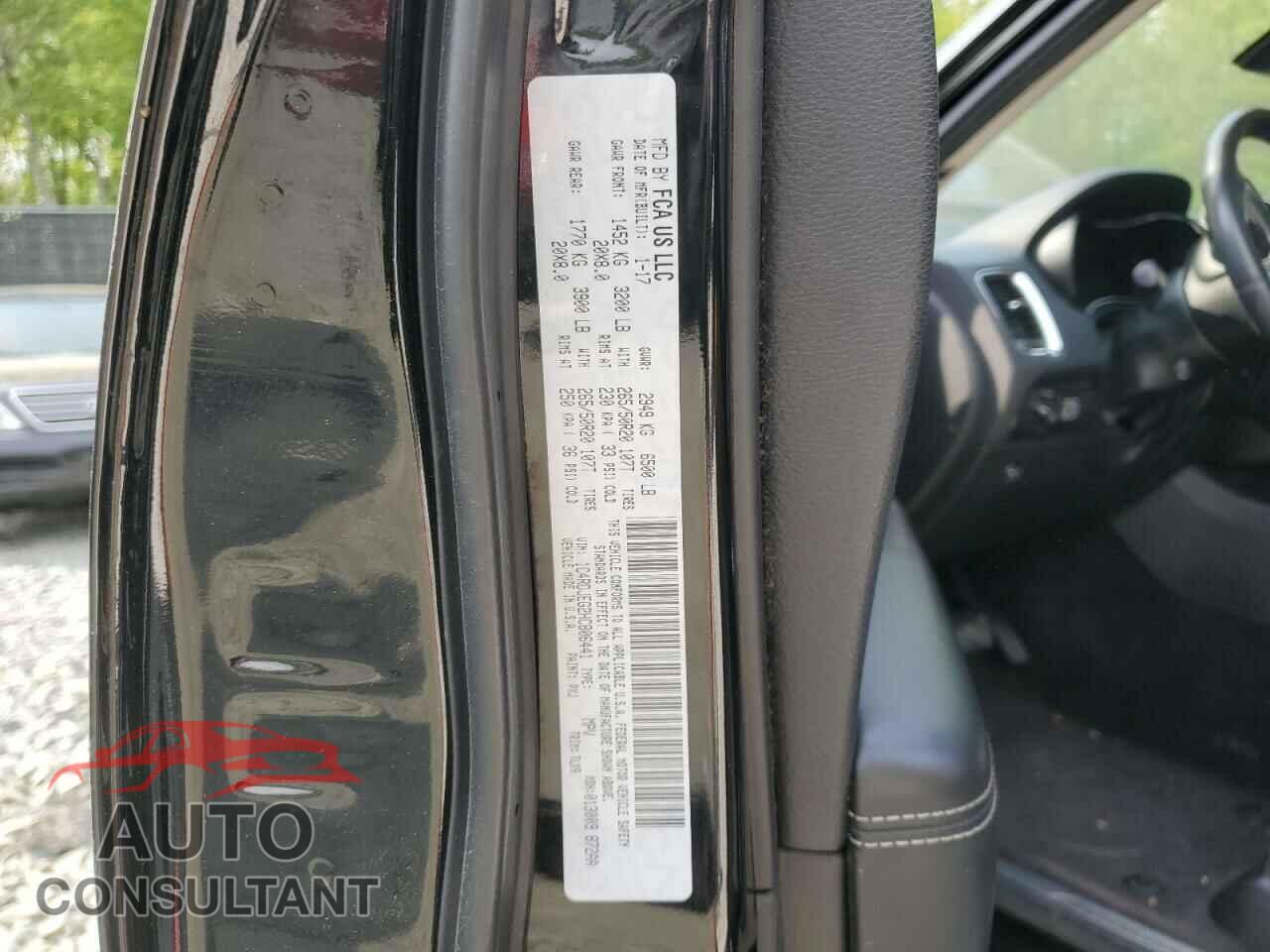 DODGE DURANGO 2017 - 1C4RDJEG2HC806441