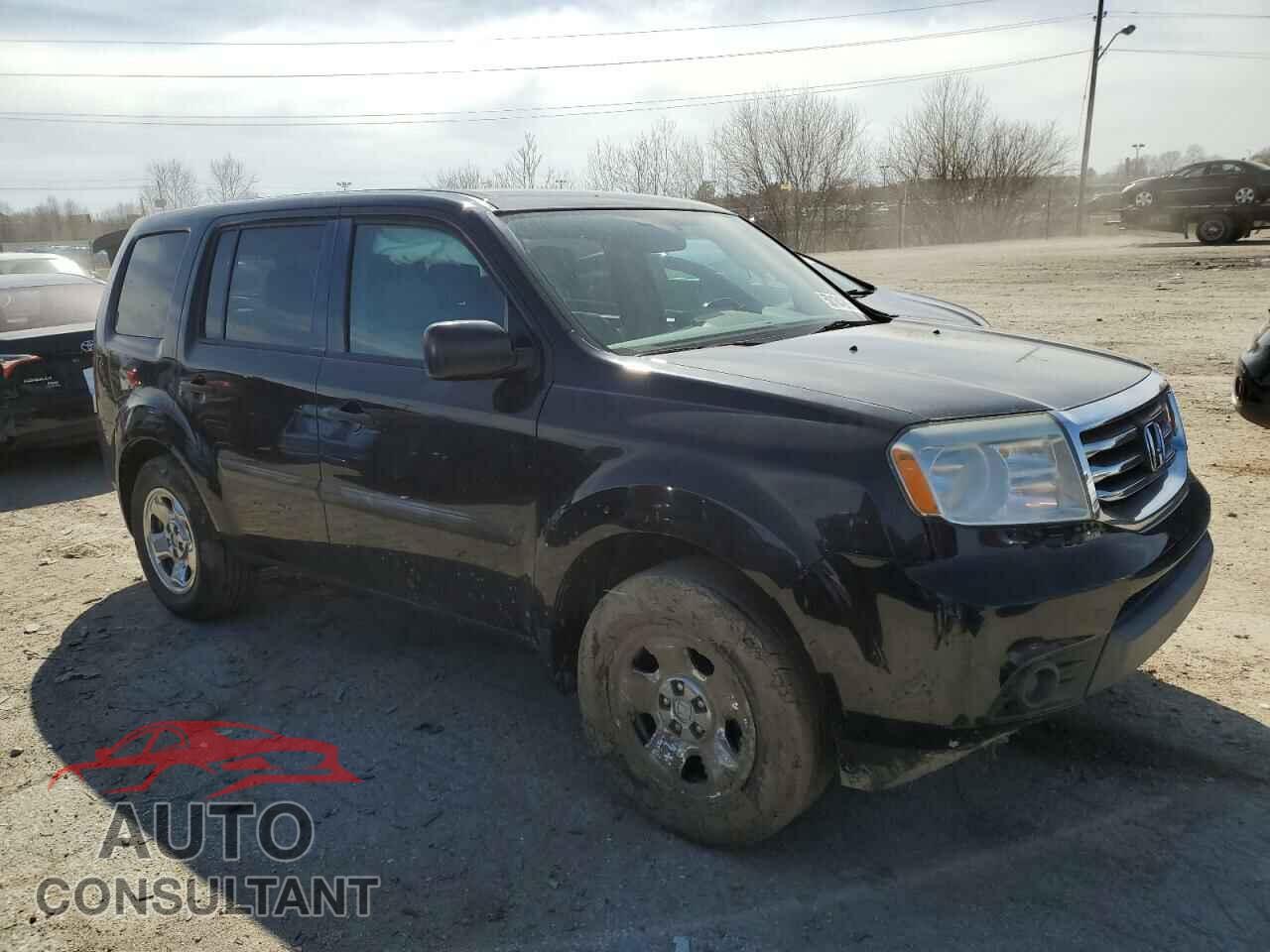 HONDA PILOT 2013 - 5FNYF3H2XDB032129