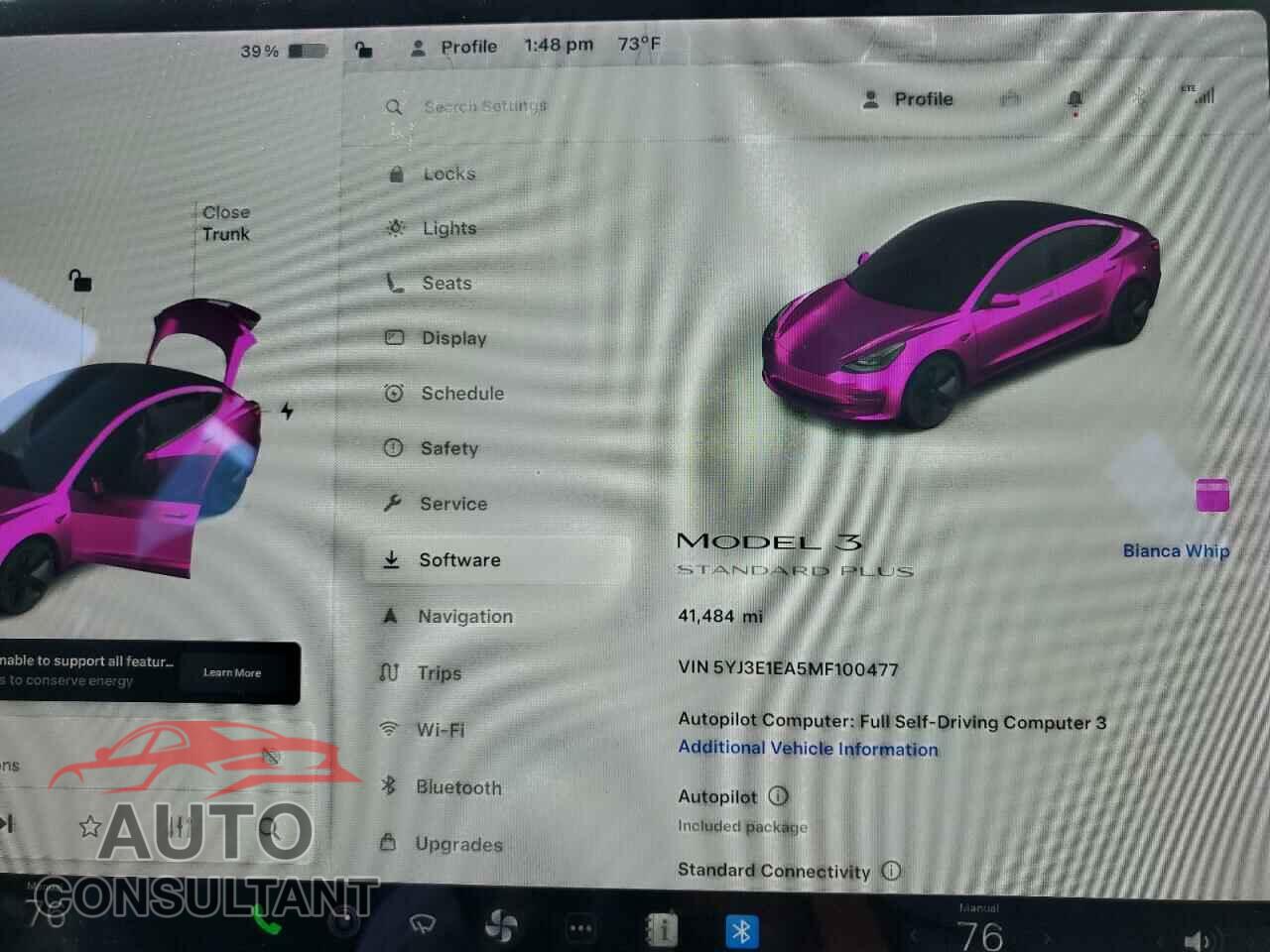 TESLA MODEL 3 2021 - 5YJ3E1EA5MF100477