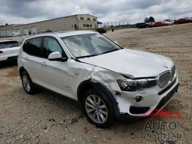 BMW X3 2016 - 5UXWX9C59G0D86835