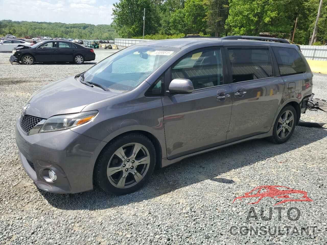TOYOTA SIENNA 2017 - 5TDXZ3DC5HS857840