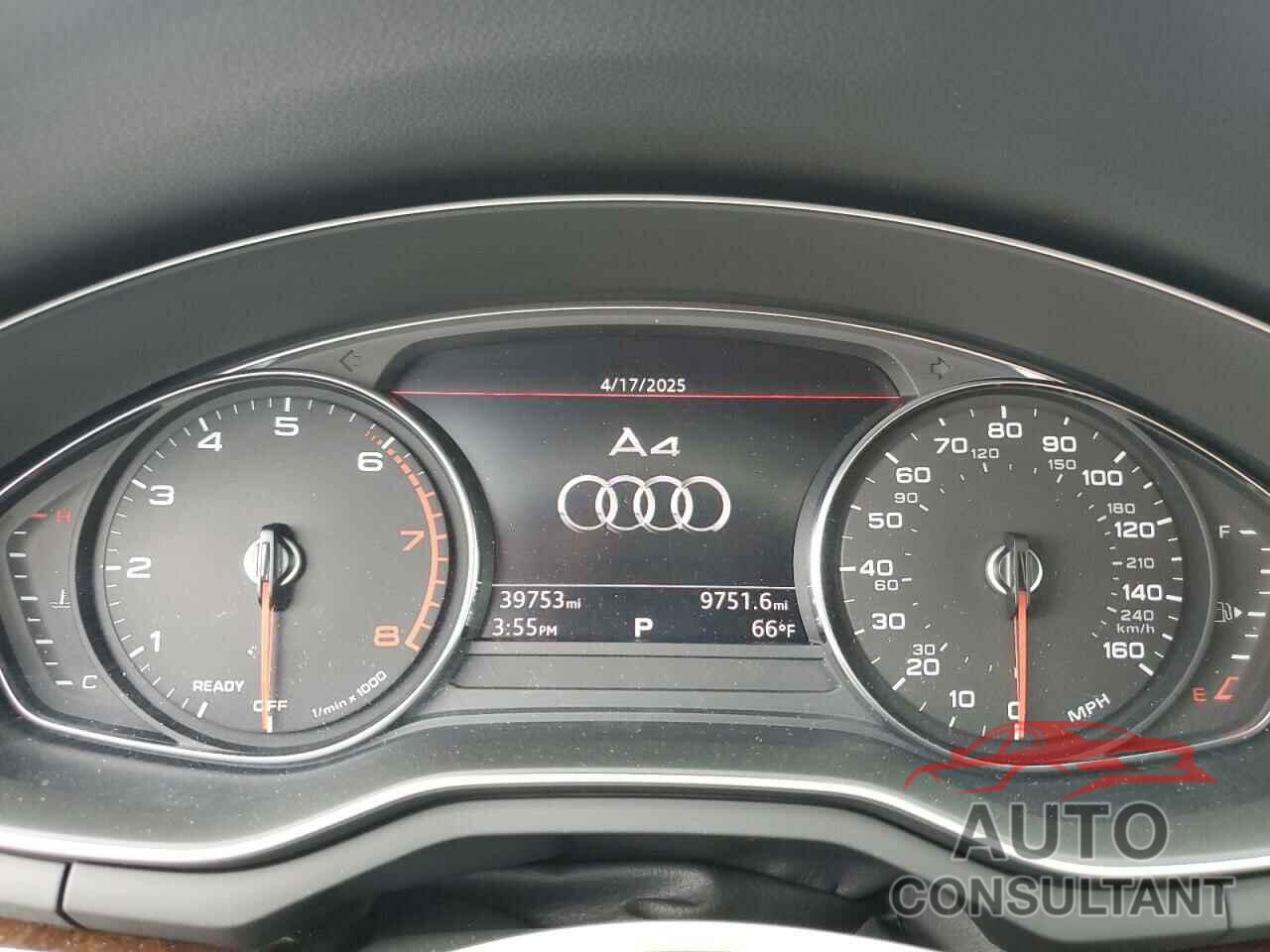 AUDI A4 2019 - WAUGMAF40KN005026
