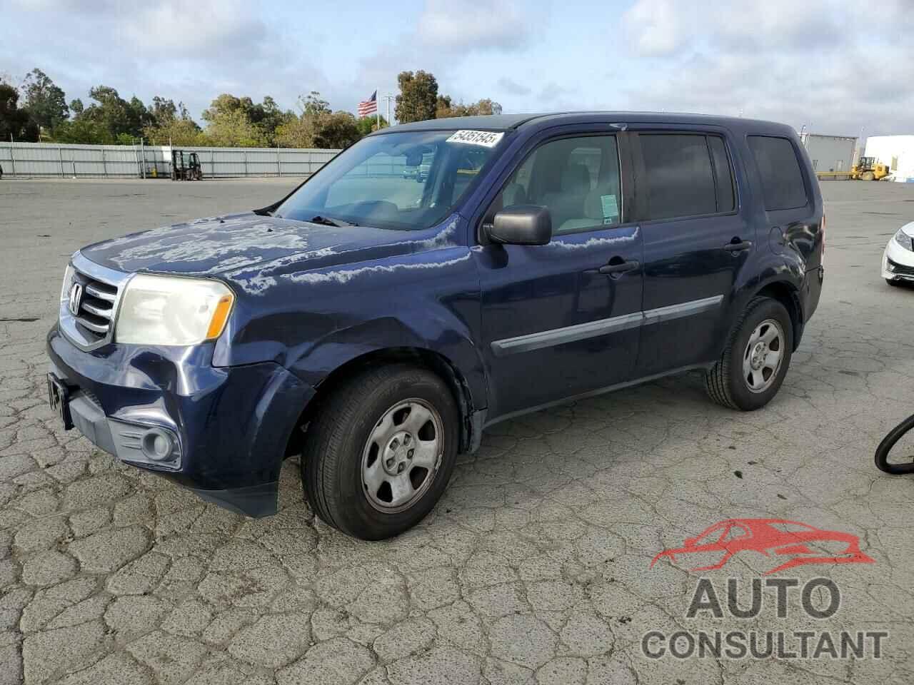 HONDA PILOT 2013 - 5FNYF3H24DB005010