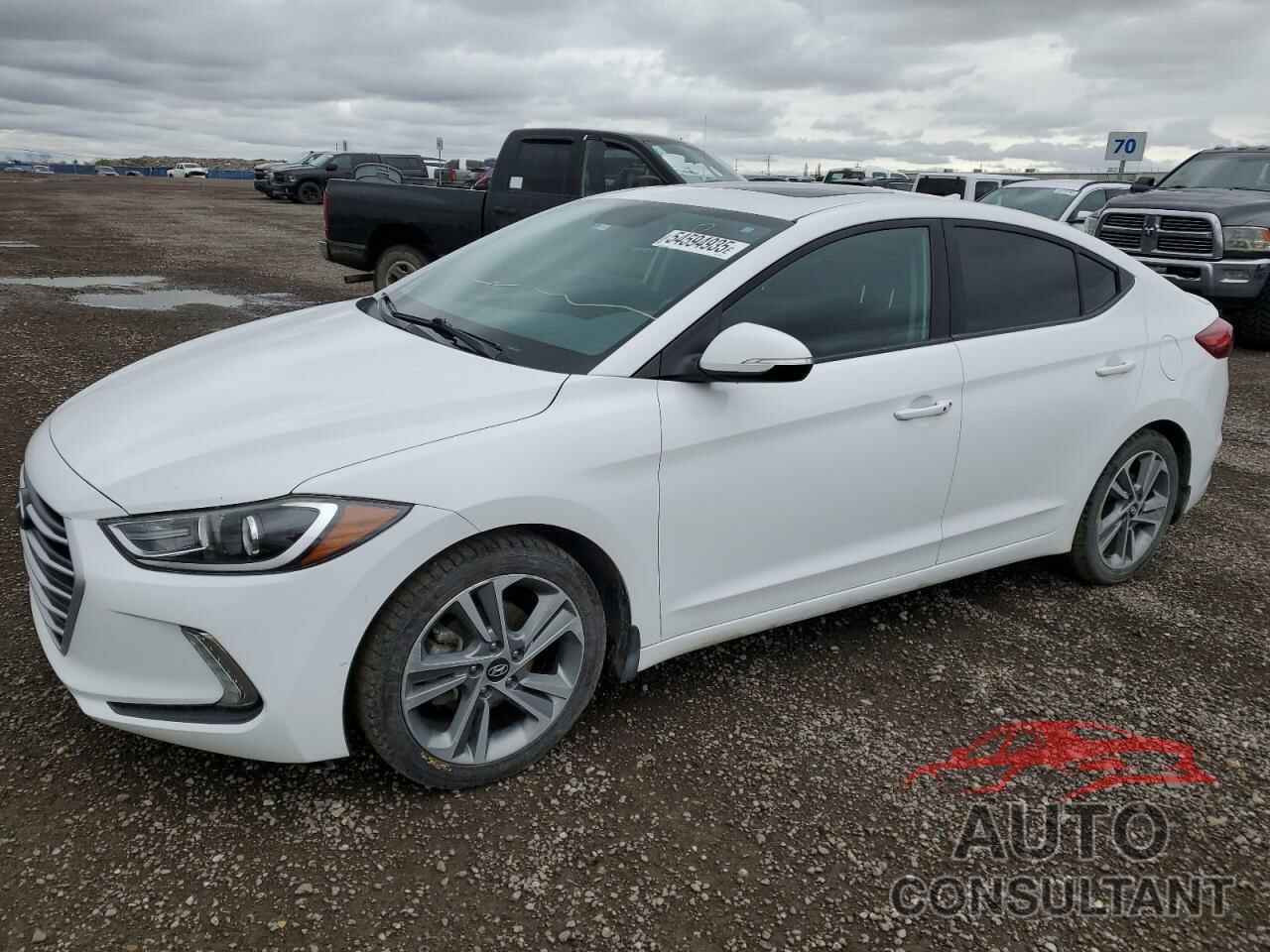 HYUNDAI ELANTRA 2017 - KMHD84LF6HU270433