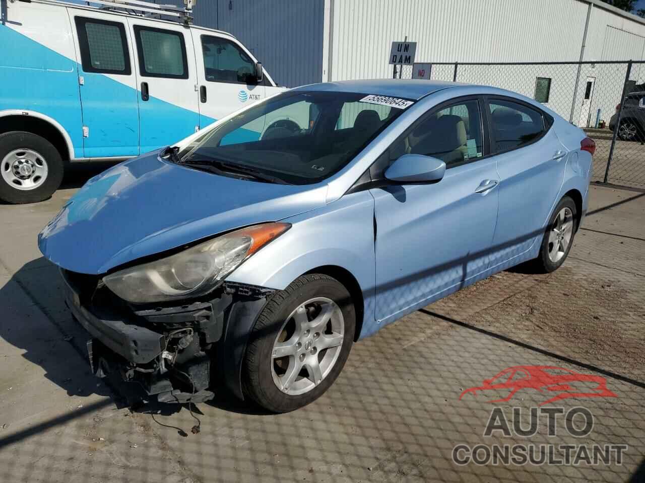 HYUNDAI ELANTRA 2012 - KMHDH4AE8CU298334