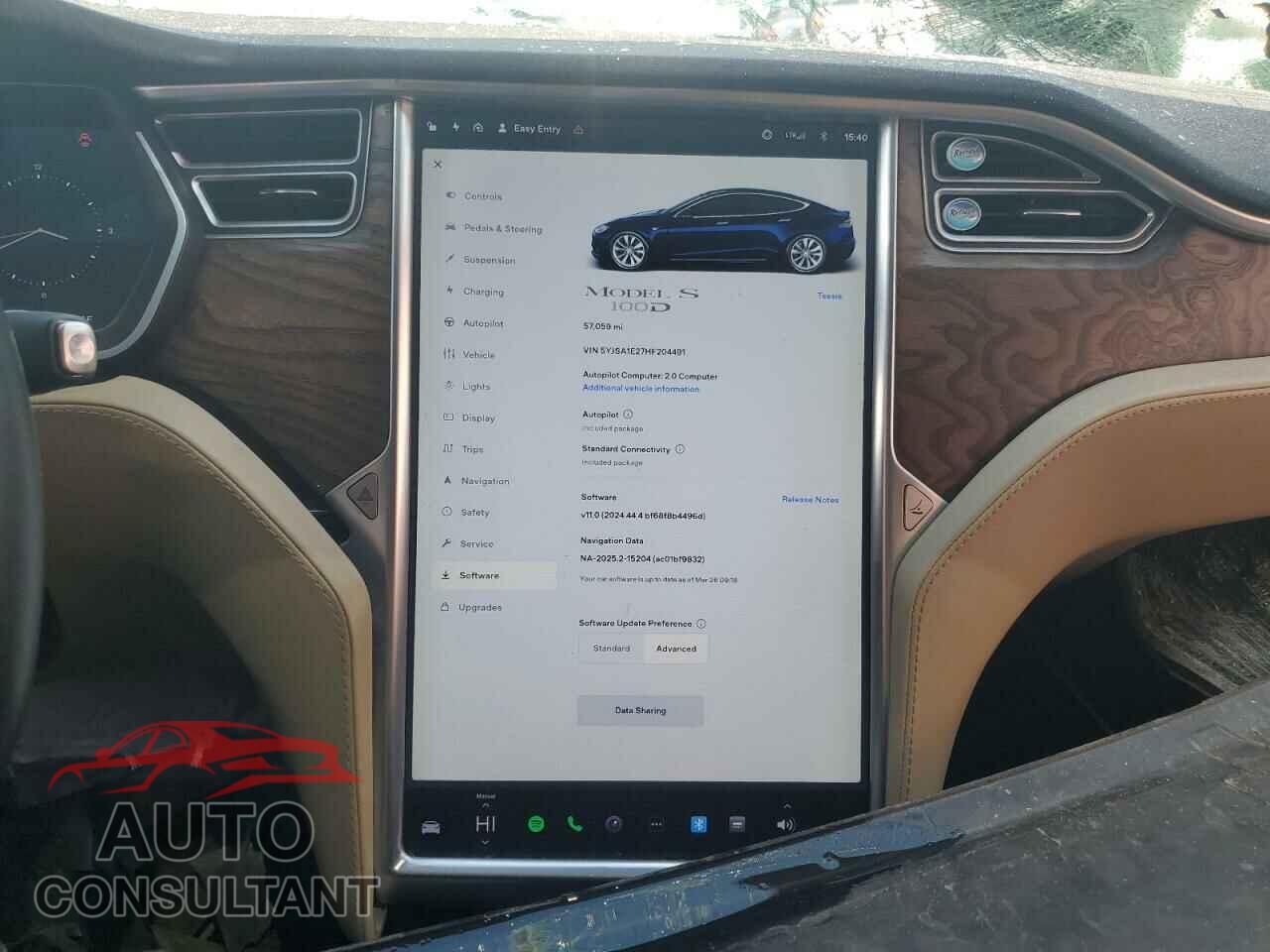 TESLA MODEL S 2017 - 5YJSA1E27HF204491