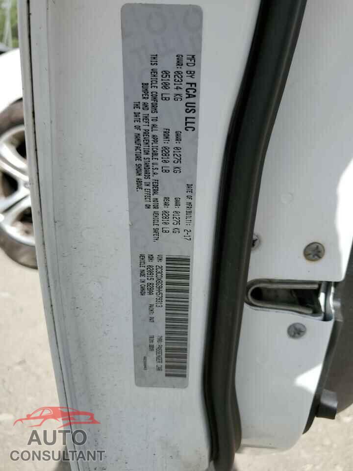 DODGE CHARGER 2017 - 2C3CDXBG9HH579313