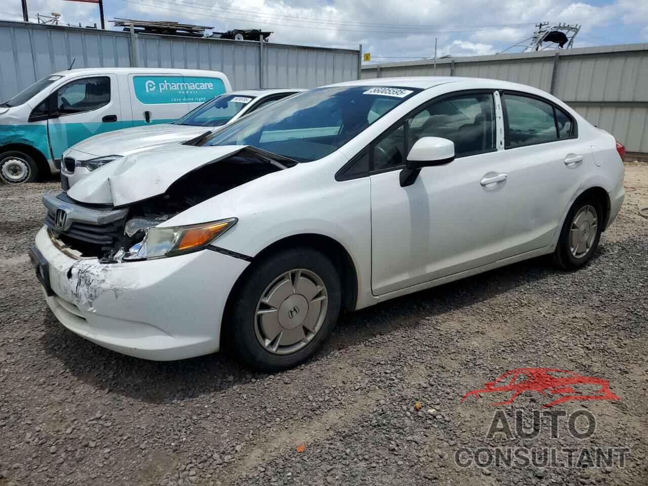 HONDA CIVIC 2012 - 2HGFB2F69CH544431