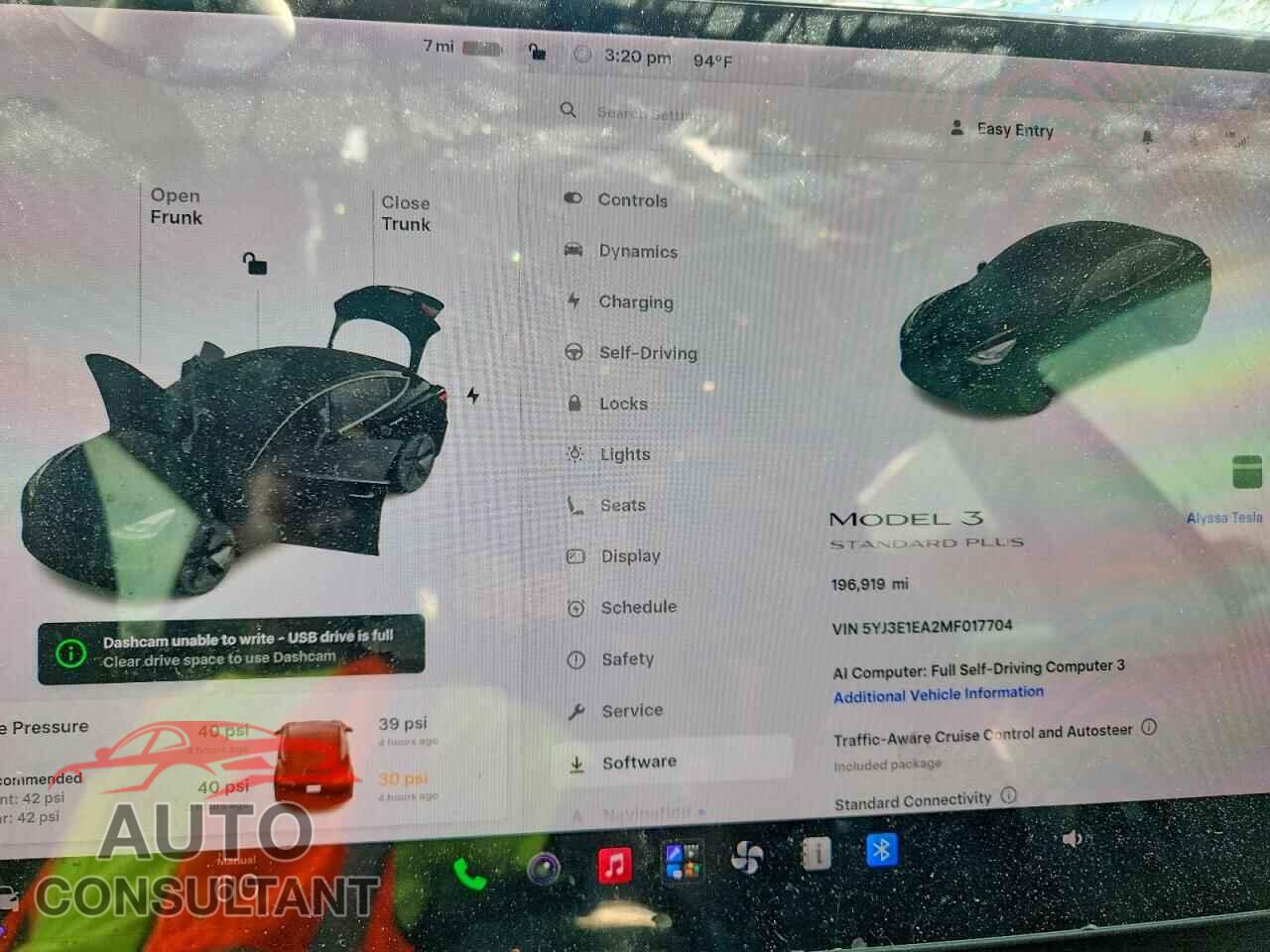 TESLA MODEL 3 2021 - 5YJ3E1EA2MF017704