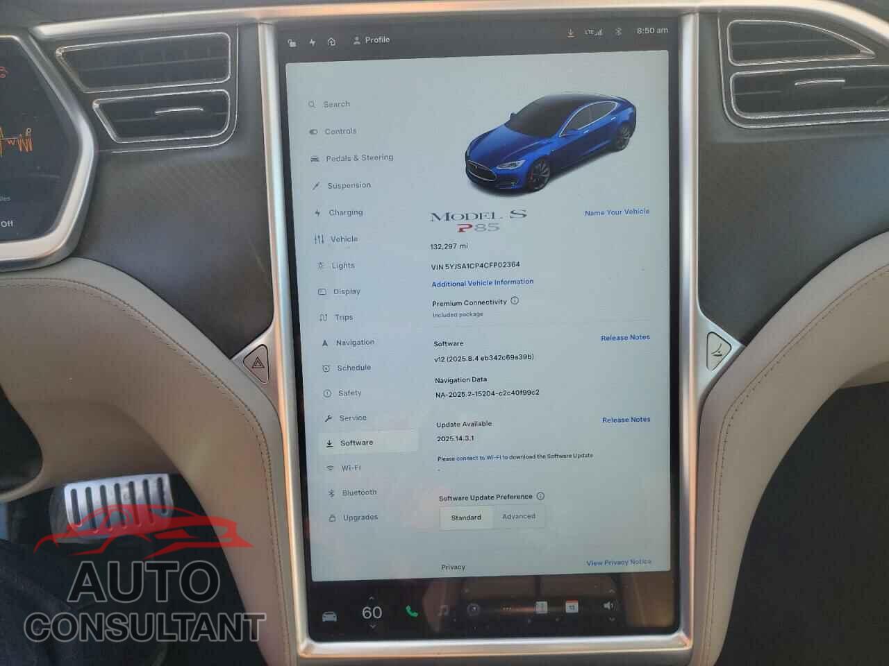 TESLA MODEL S 2012 - 5YJSA1CP4CFP02364