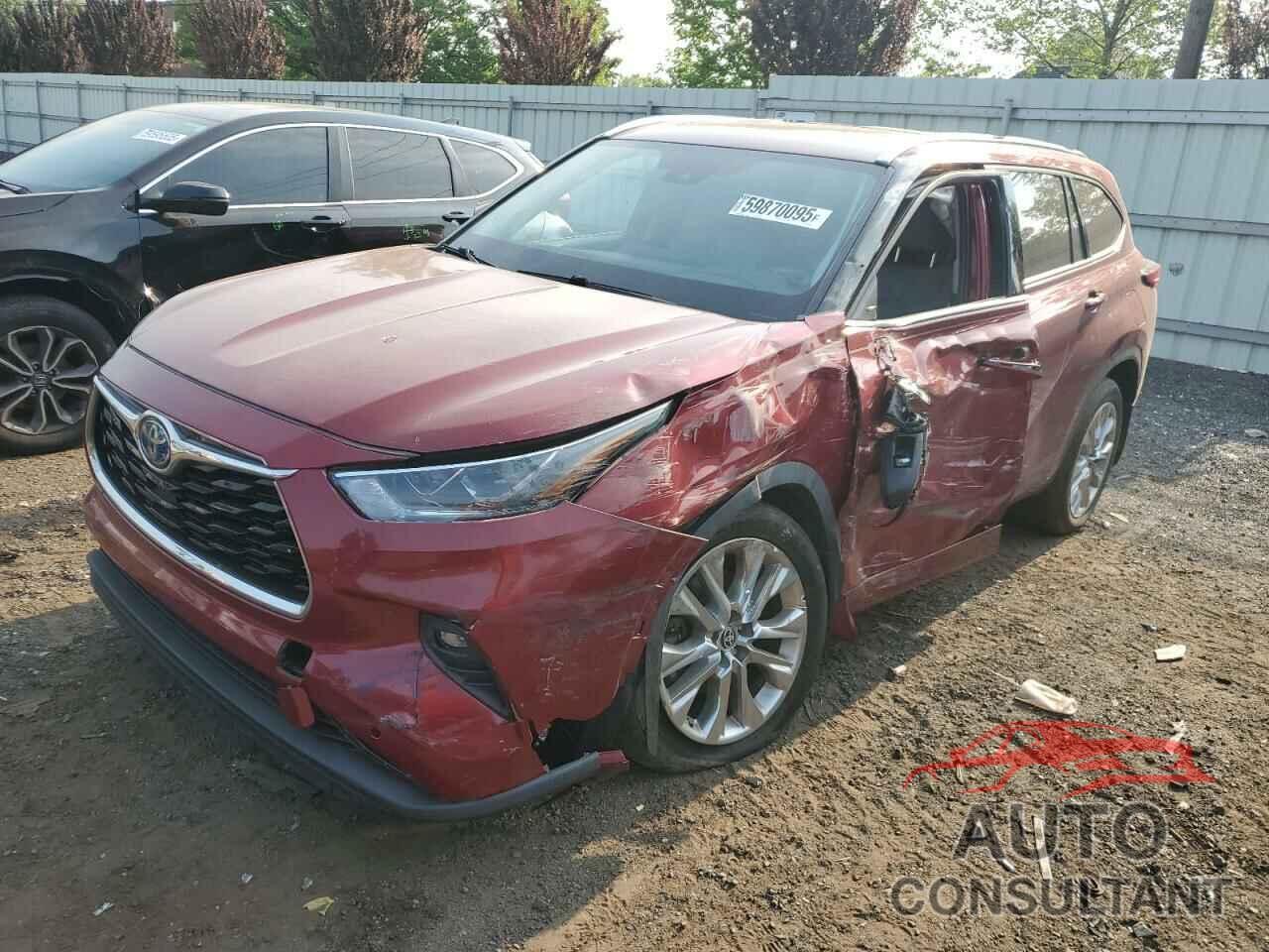 TOYOTA HIGHLANDER 2021 - 5TDYARAH6MS505536