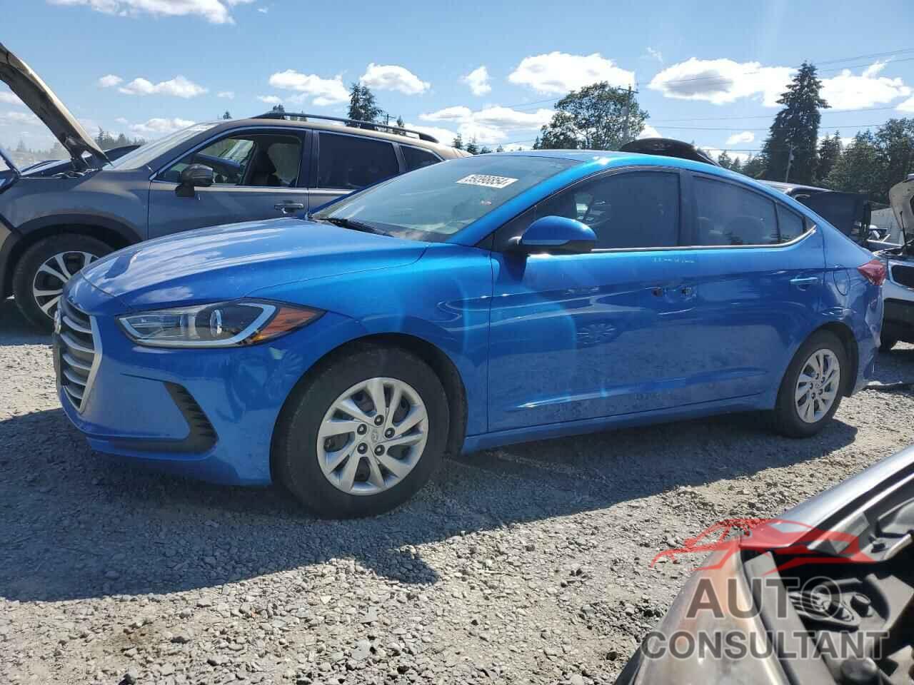 HYUNDAI ELANTRA 2017 - KMHD74LF5HU368436