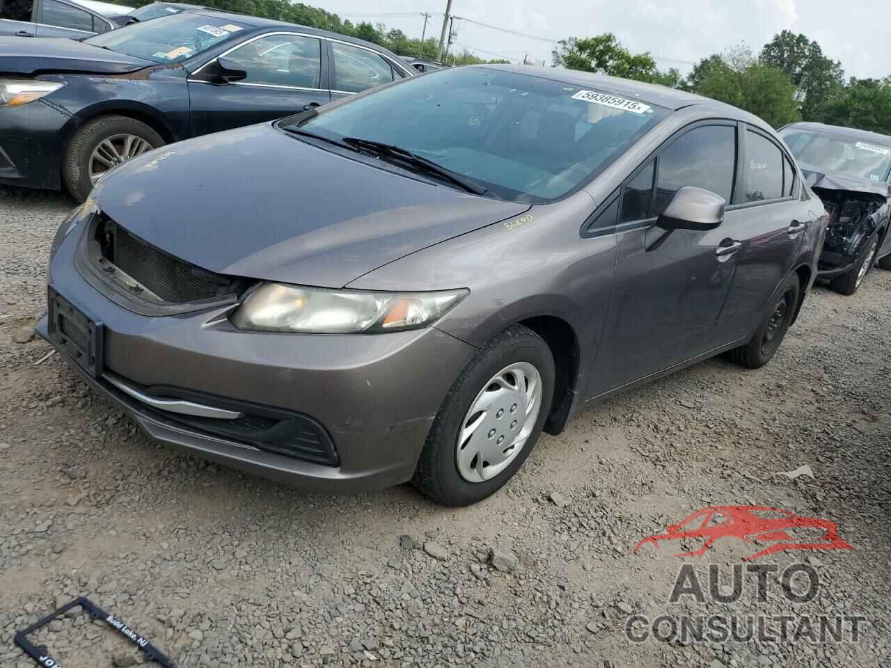 HONDA CIVIC 2013 - 19XFB2F57DE294707