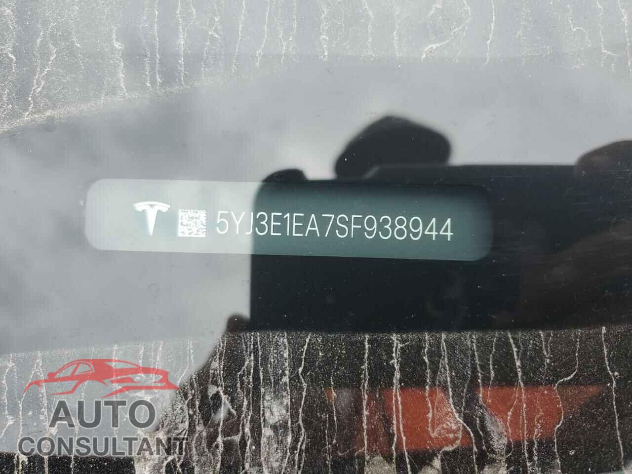 TESLA MODEL 3 2025 - 5YJ3E1EA7SF938944