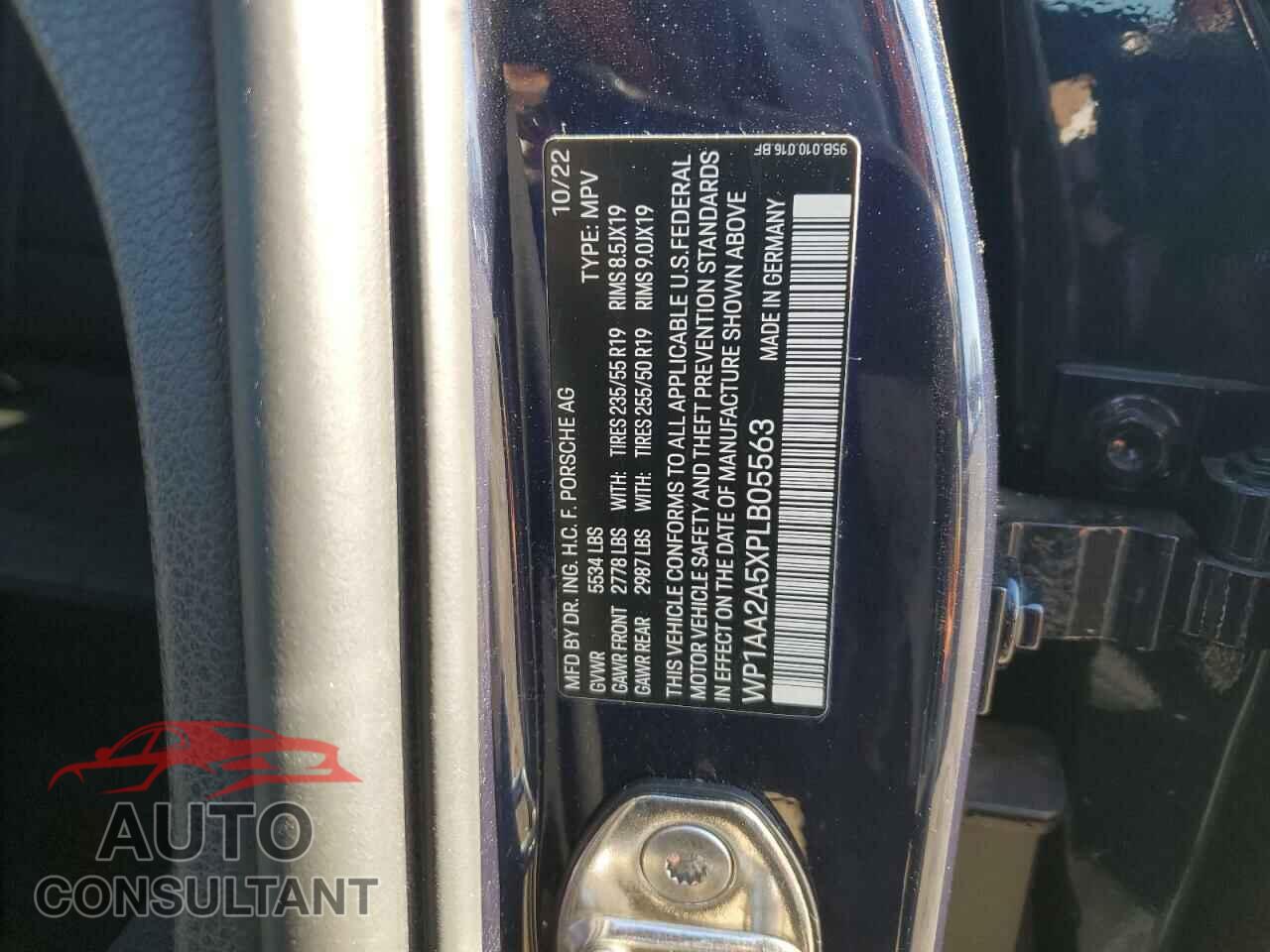 PORSCHE MACAN BASE 2023 - WP1AA2A5XPLB05563