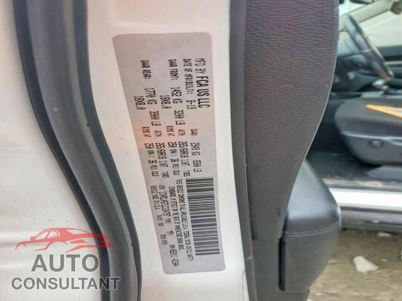 DODGE DURANGO 2020 - 1C4RDJAG7LC124797