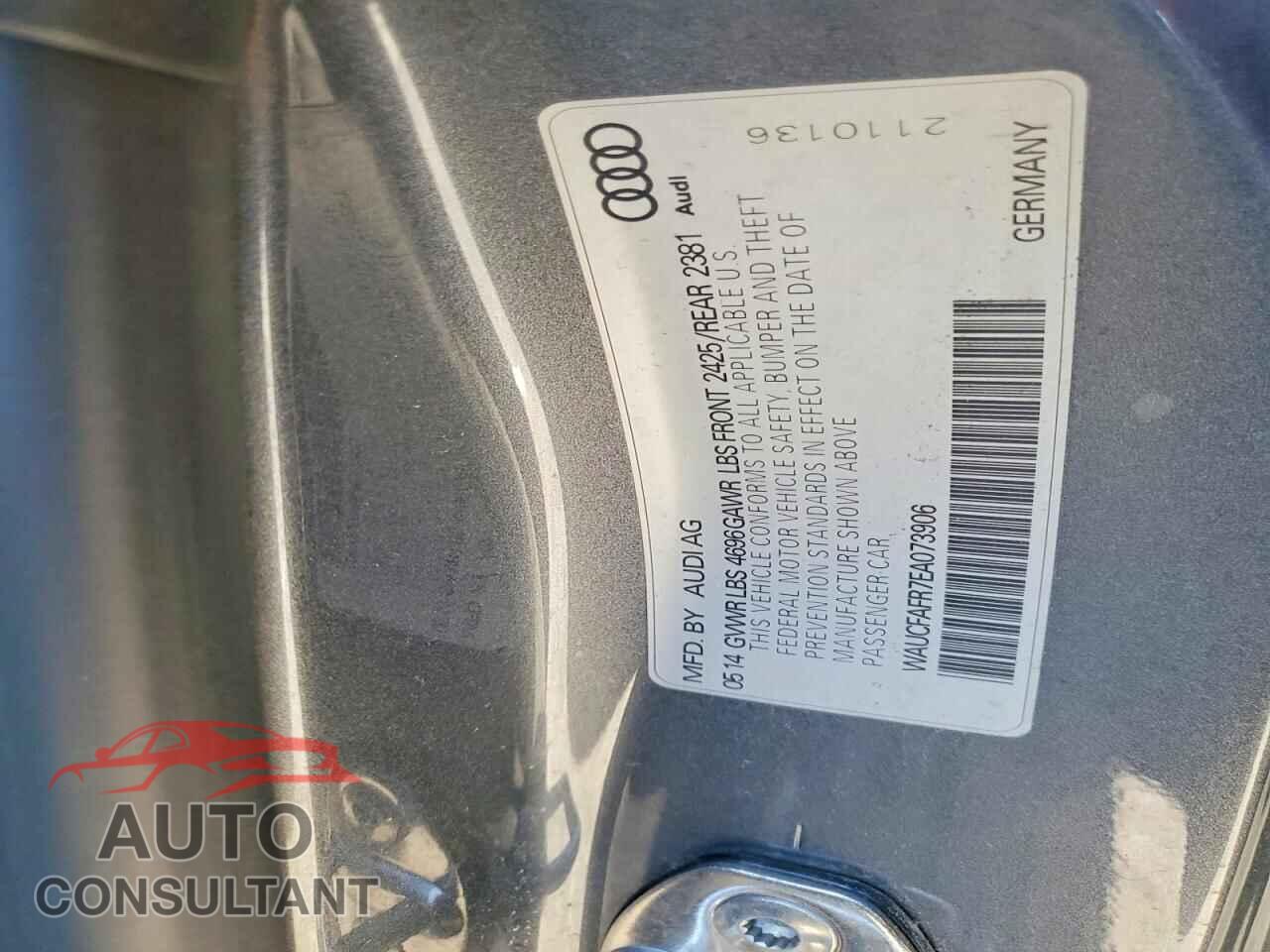 AUDI A5 2014 - WAUCFAFR7EA073906