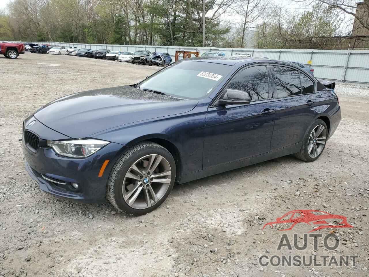 BMW 3 SERIES 2017 - WBA8D9G38HNU63365