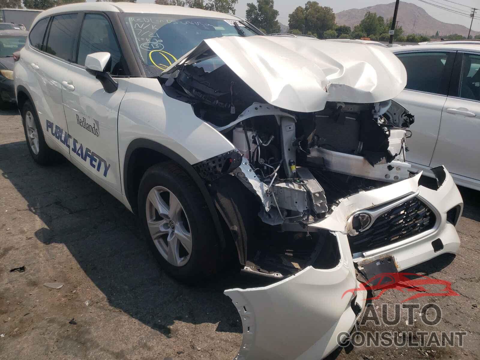 TOYOTA HIGHLANDER 2021 - 5TDCZRAH5MS531077