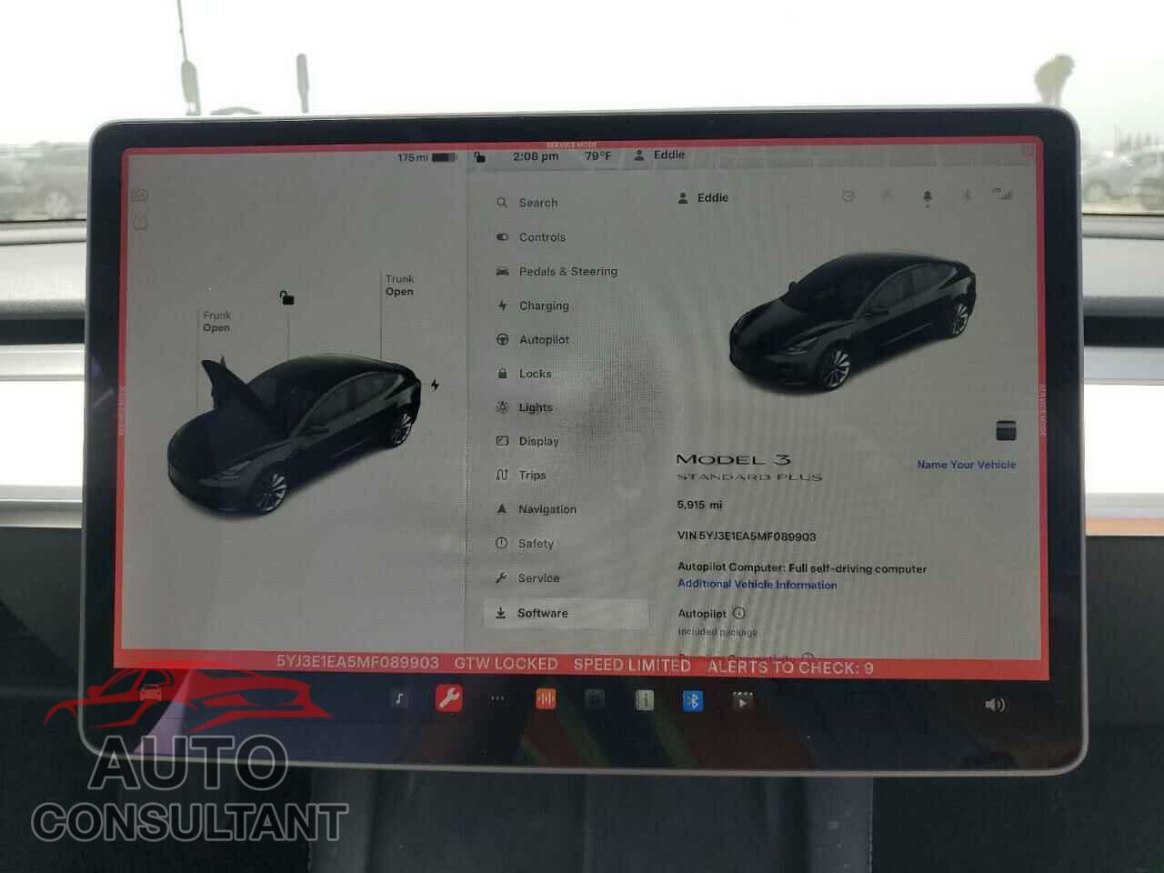 TESLA MODEL 3 2021 - 5YJ3E1EA5MF089903