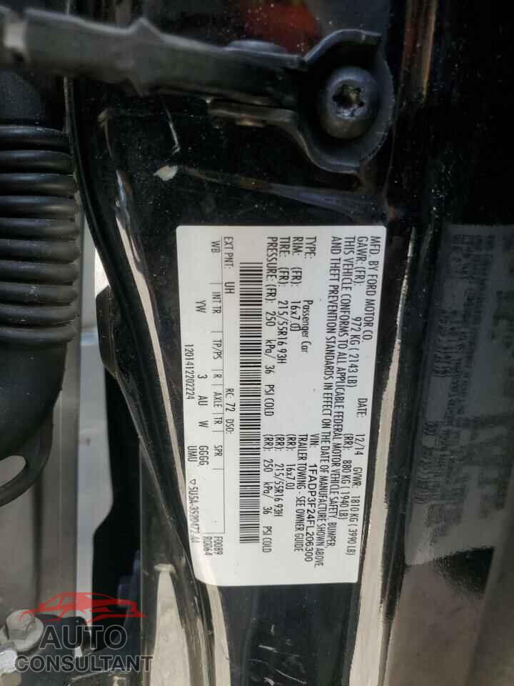 FORD FOCUS 2015 - 1FADP3F24FL206300