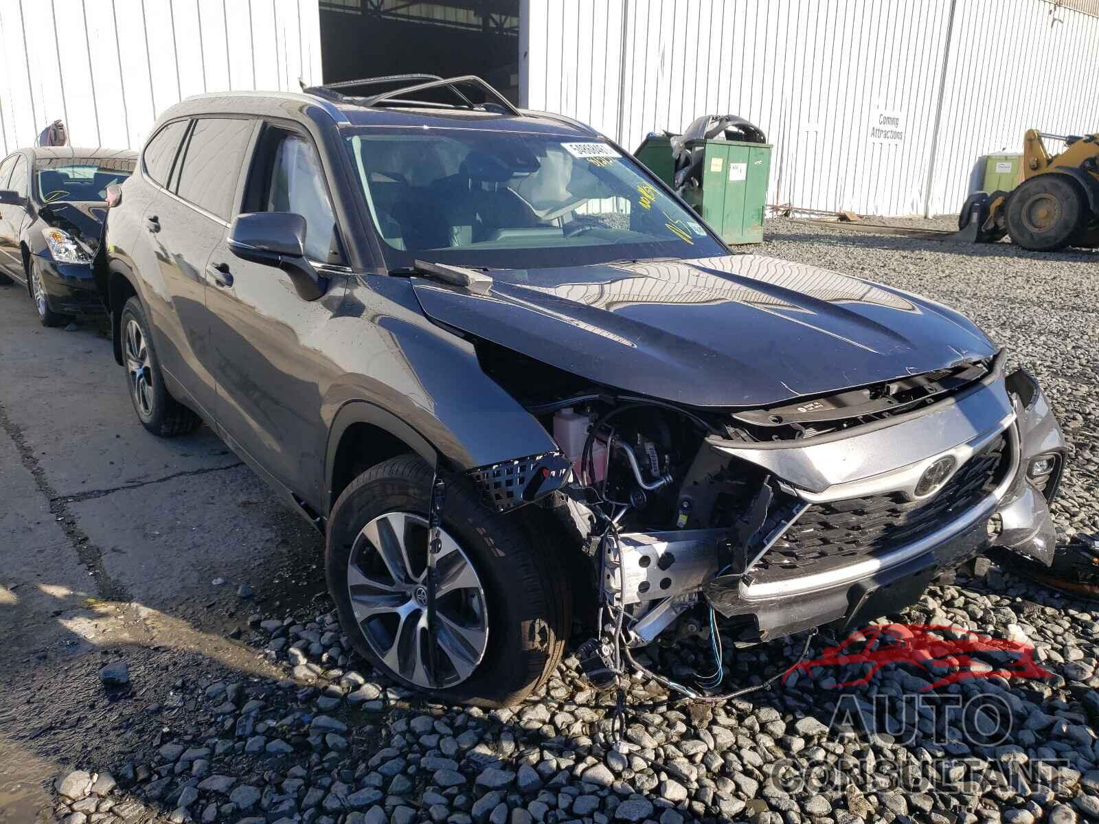 TOYOTA HIGHLANDER 2021 - 5TDHZRBH8MS061146