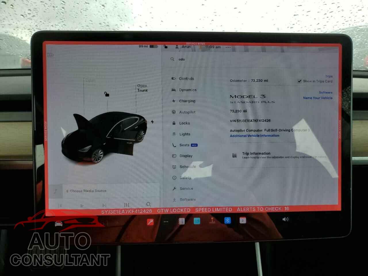 TESLA MODEL 3 2019 - 5YJ3E1EA7KF412426