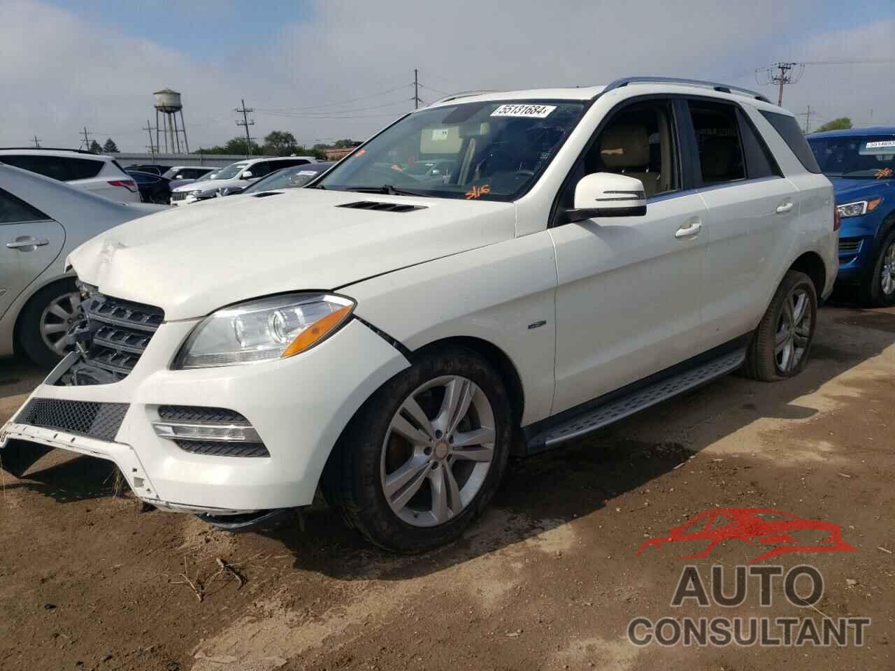 MERCEDES-BENZ M-CLASS 2012 - 4JGDA5HB1CA042267