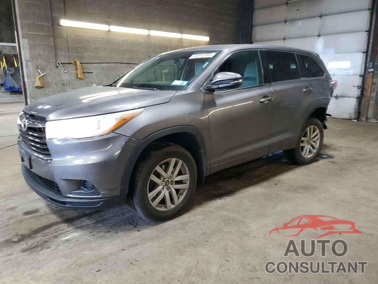 TOYOTA HIGHLANDER 2016 - 5TDBKRFH0GS333259