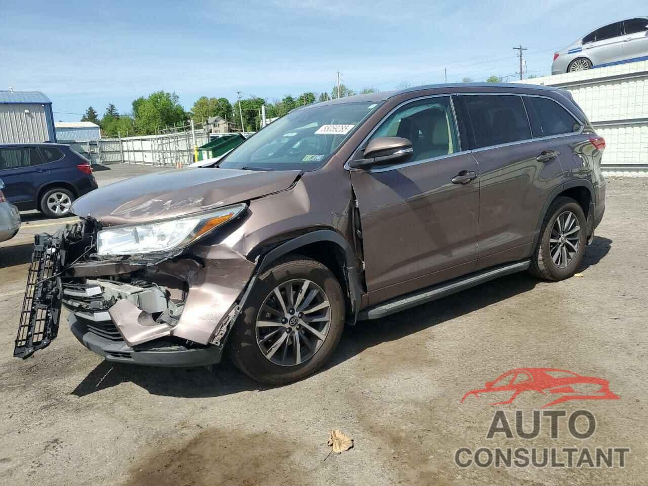 TOYOTA HIGHLANDER 2017 - 5TDJZRFH5HS398276