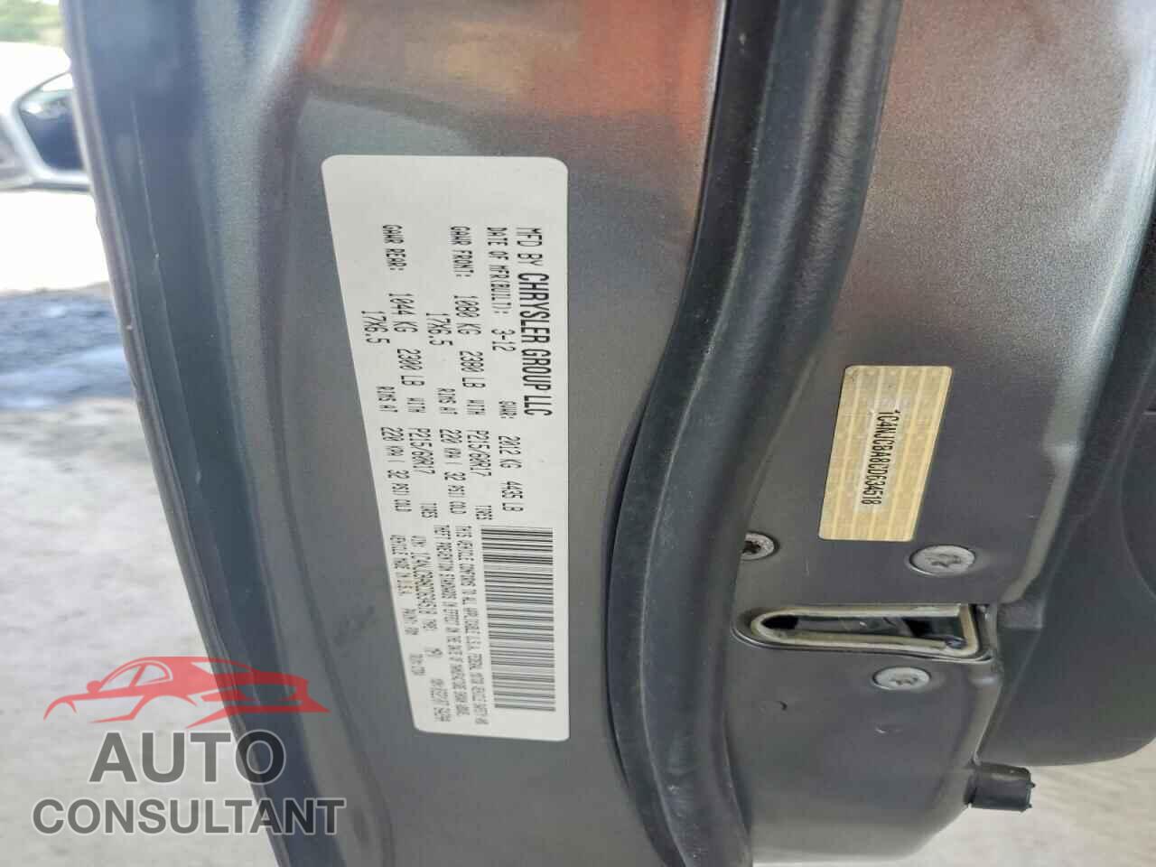 JEEP COMPASS 2012 - 1C4NJCBA8CD634518