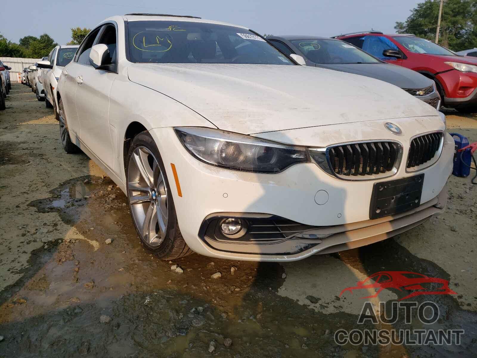 BMW 4 SERIES 2019 - WBA4J3C51KBL10606