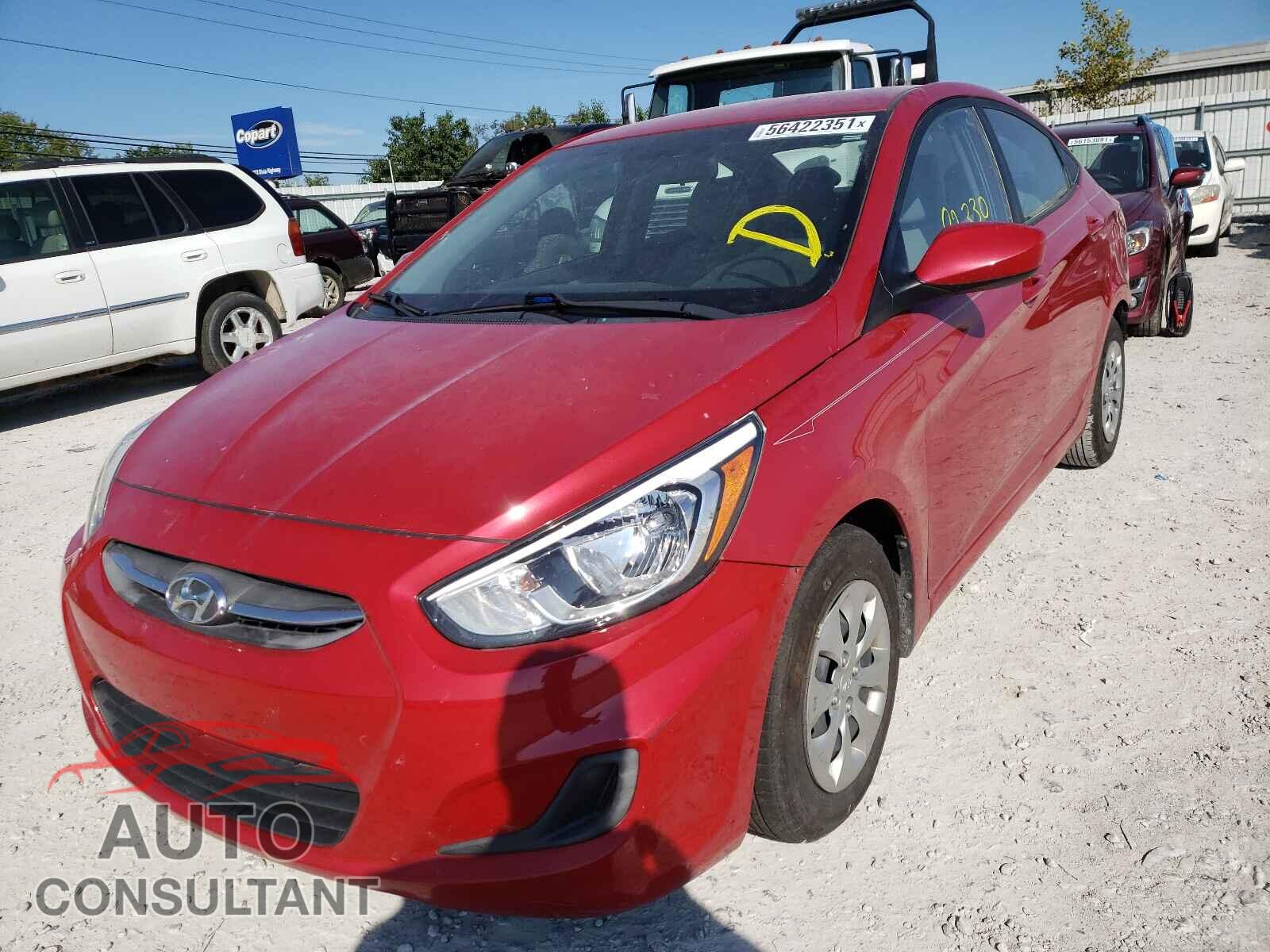 HYUNDAI ACCENT 2017 - KMHCT4AE8HU267814