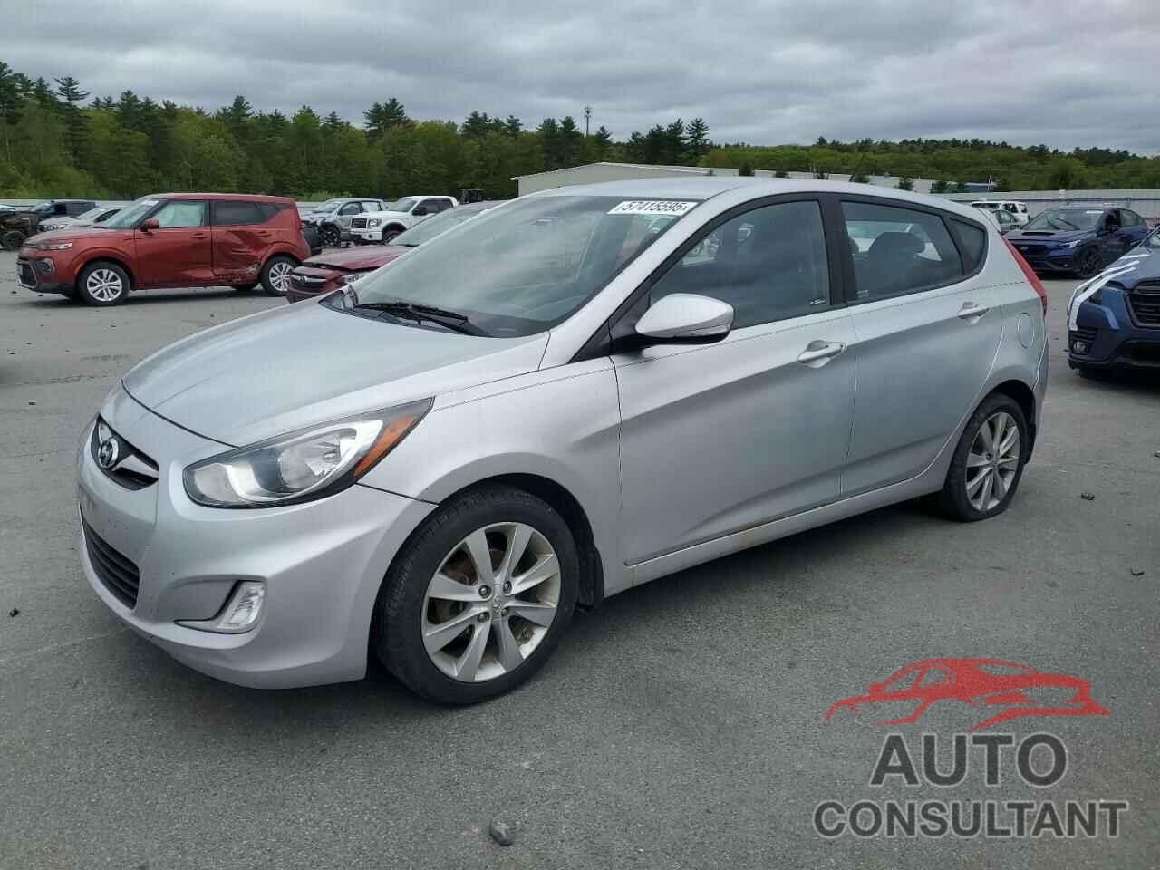 HYUNDAI ACCENT 2013 - KMHCU5AE2DU118005
