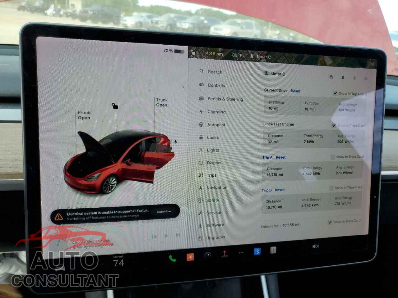 TESLA MODEL 3 2018 - 5YJ3E1EA3JF053221