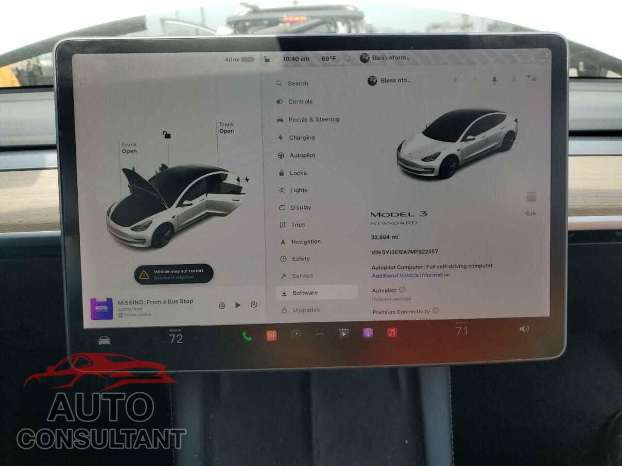 TESLA MODEL 3 2021 - 5YJ3E1EA7MF922357