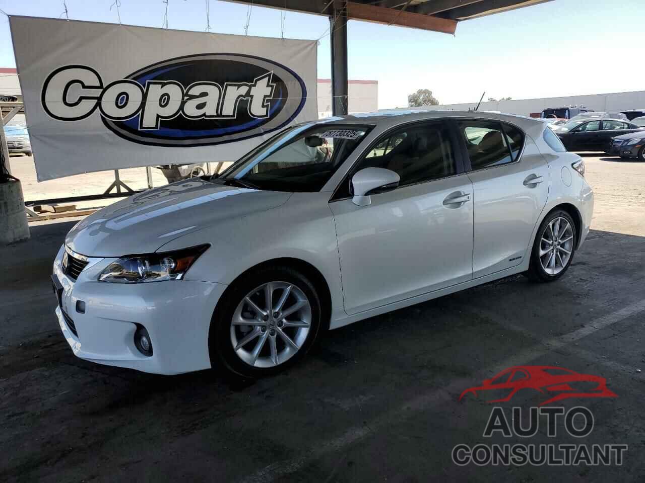 LEXUS CT 200 2012 - JTHKD5BH2C2052685