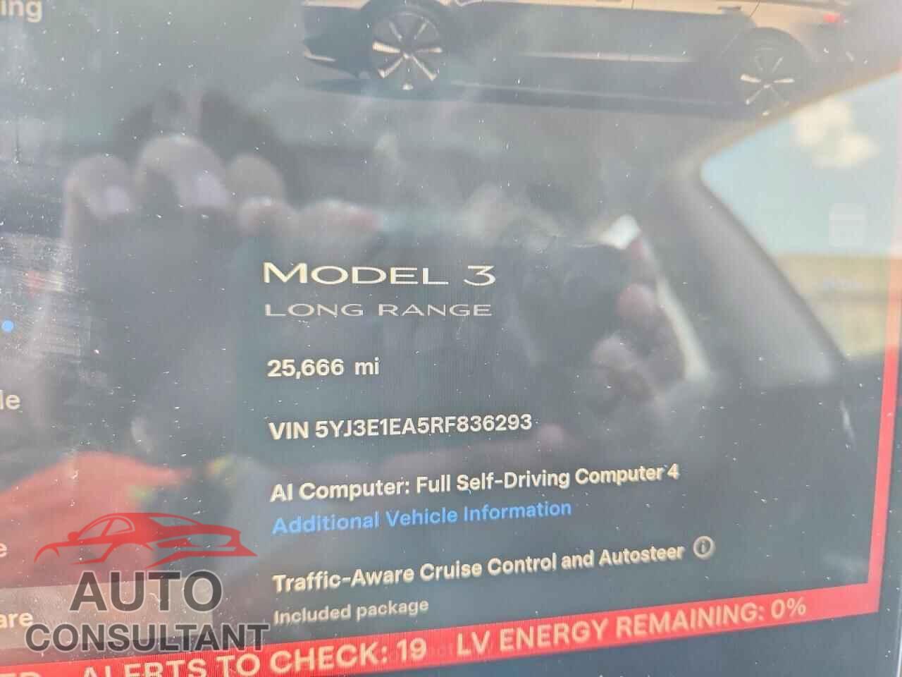 TESLA MODEL 3 2024 - 5YJ3E1EA5RF836293